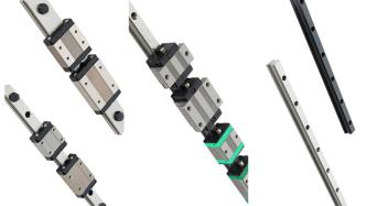 What is the difference between HG, EG, and MG linear guides?