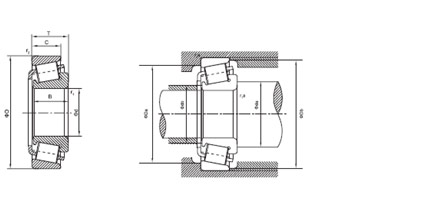 Tapered Roller Bearing 30306 30x72x20.75 Tapered Roller Bearing 30306 30x72x20.75
