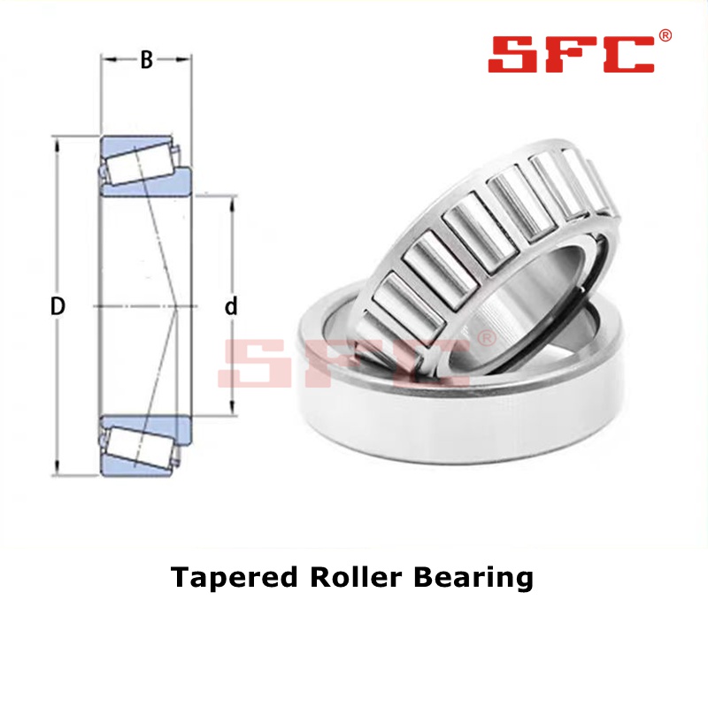 แบริ่งลูกกลิ้งเรียวเมตริก 32021 32022 32024 32026