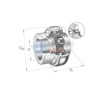 GE35KRRB Insert Ball Bearing GE35KRRB Insert Ball Bearing