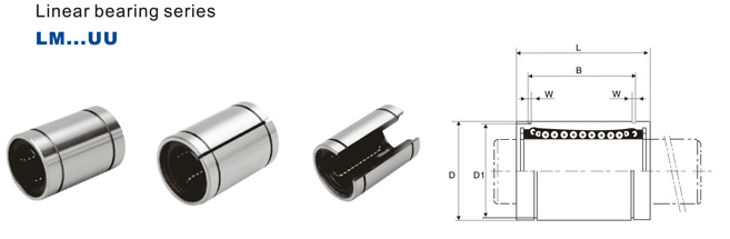 LM10UU  Linear Motion Bearing 10x19x29mm